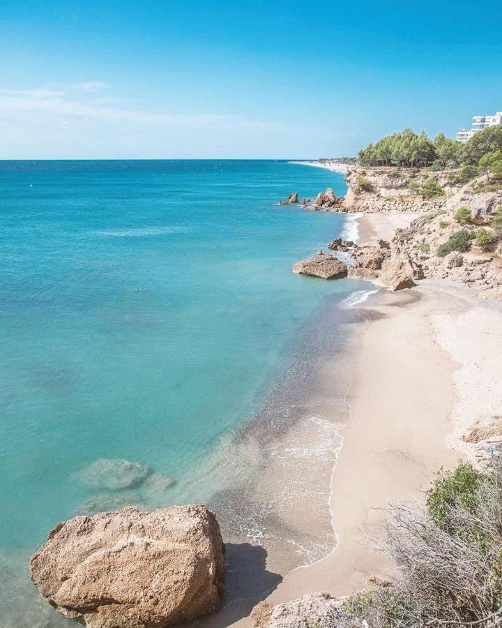 Apartamento Familiar Con Piscina A Un Paso De Playa Cala Sirenas Miami Playa Bagian luar foto